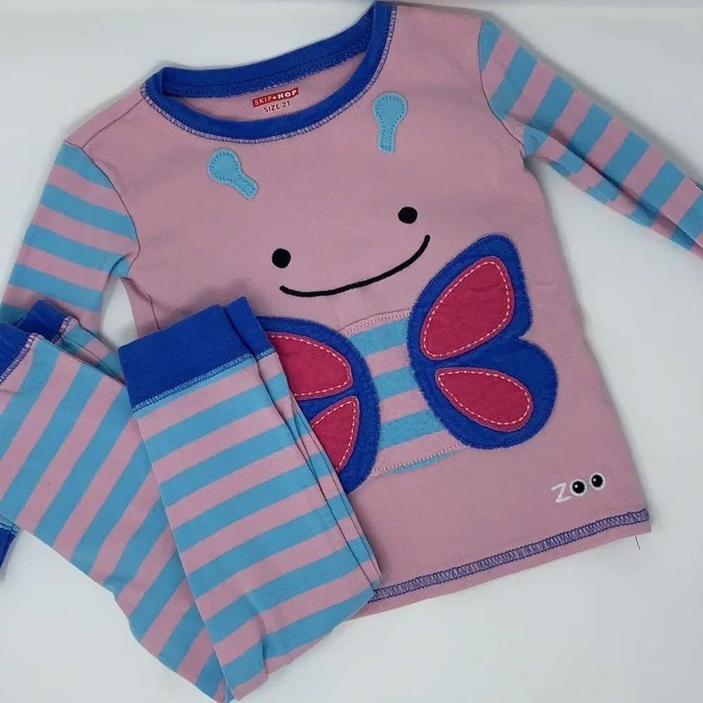 Toddler Girls Pajama Bundle 3 Sets 18M 2T Carter’s Skip Hop Watermelon Butterfly